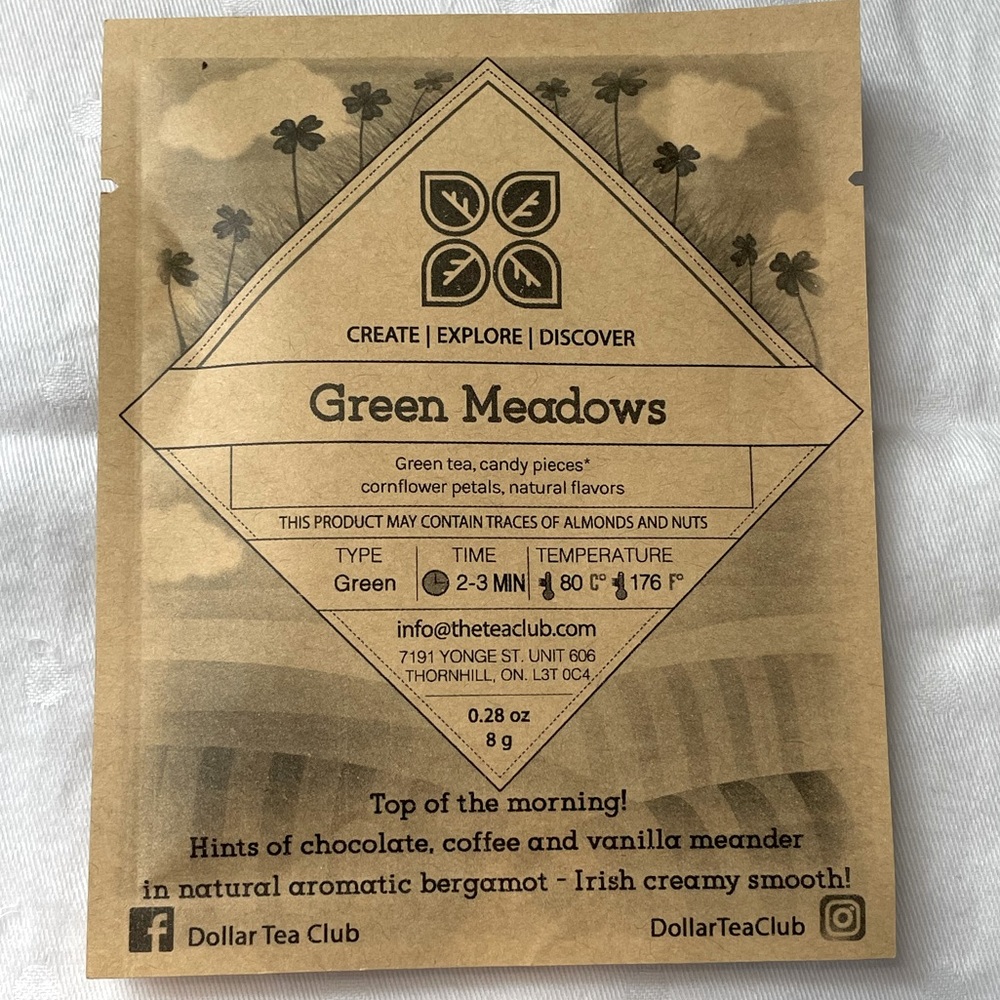 Green Meadows Loose Leaf Tea, 8 g, Dollar Tea Club